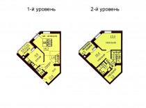 Двухуровневая квартира 92.9 м/кв - ЖК София